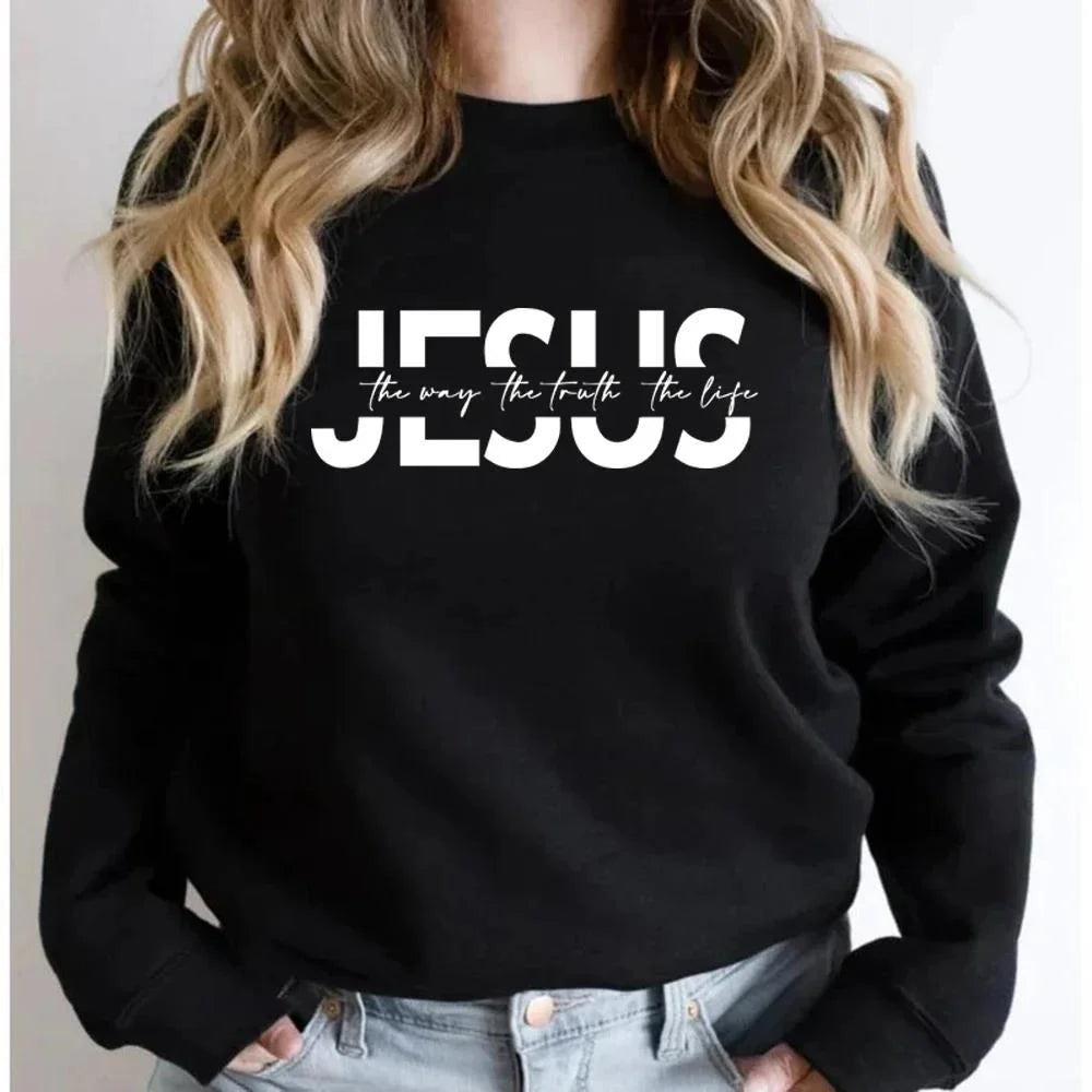The Way the Truth the Life Sweatshirt Christian Hoodie